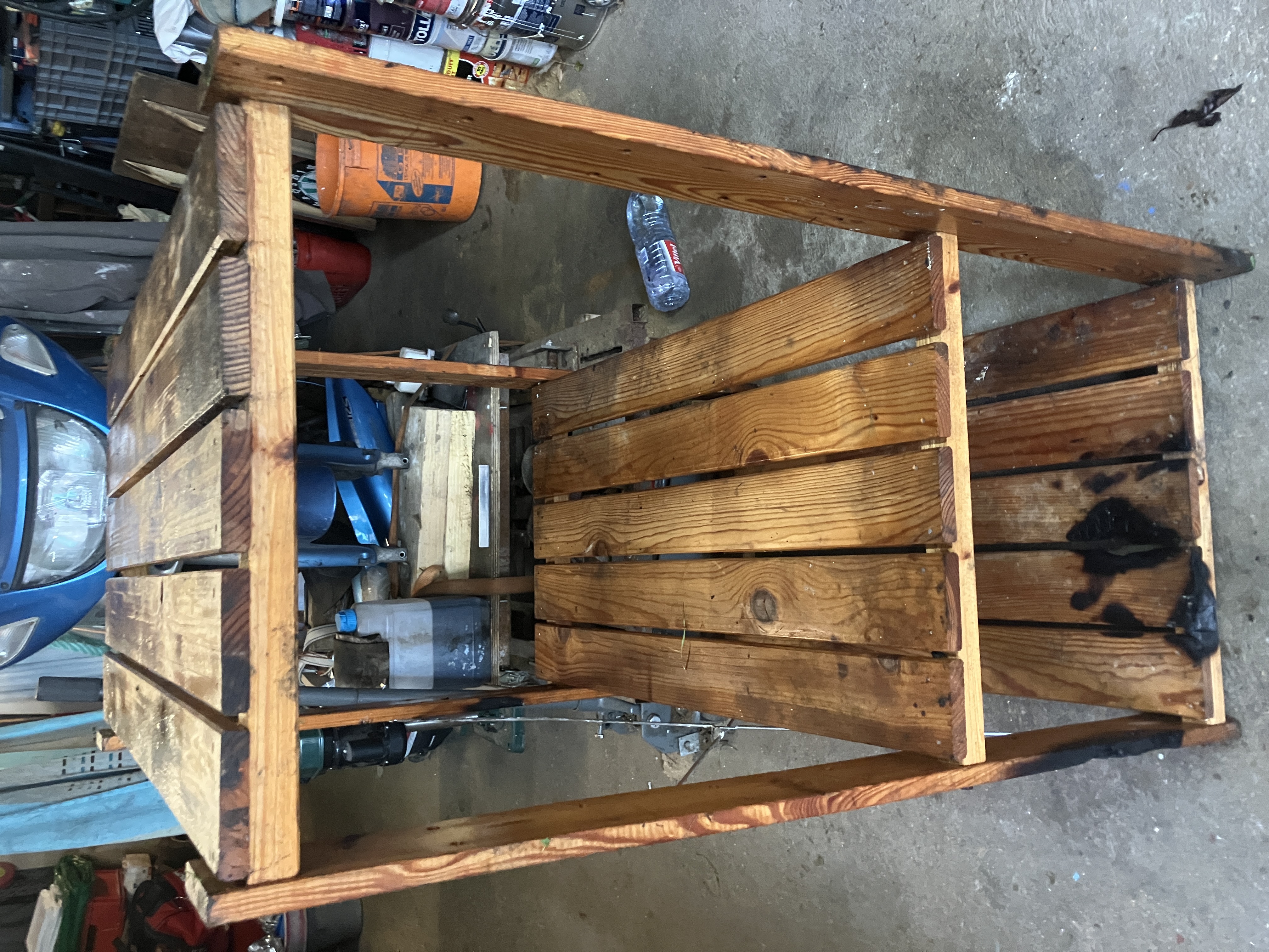 Rack rangement en pin
